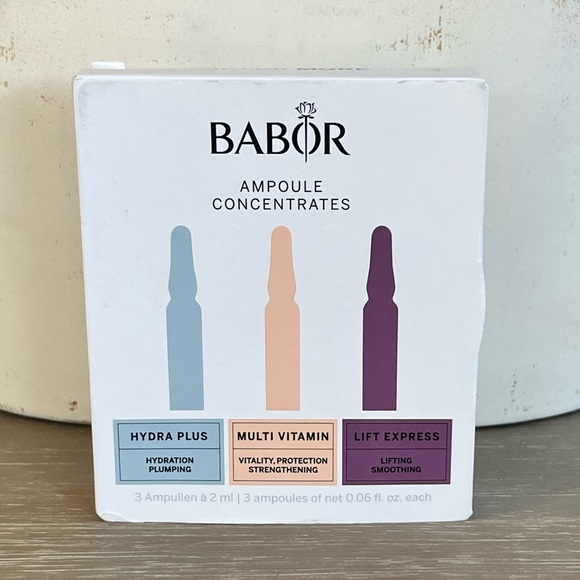 3 Babor Ampoule Concentrate Hydra Plus, Multi Vitamin, Lift Express - Picture 1 of 5